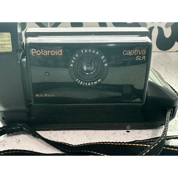 Vintage Polaroid Captiva SLR Instant 95 Film Camera Auto Focus - Picture 4 of 5
